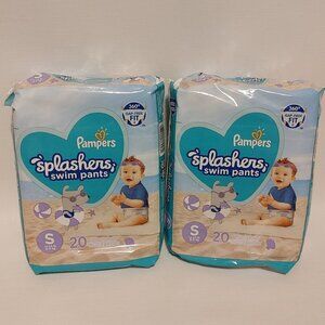 PAMPERS Little Swimmers 20 Pack x 2 Size Small 13-24lb 6-11kg Disposable…